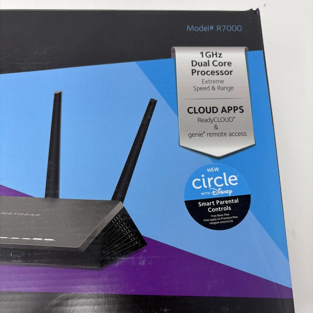 NETGEAR Nighthawk R7000 AC1900 Smart WiFi Router Complete - Picture 3 of 9